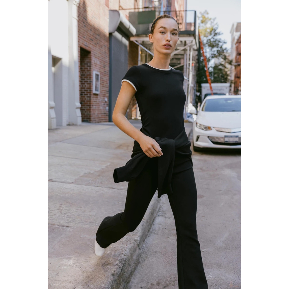 Zara Interlock Flare Pants size M